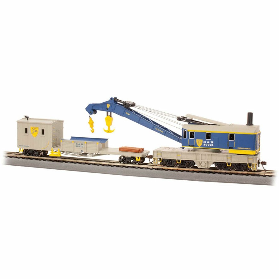 Bachmann Bachmann Industries Ho 250T Steam Crane & Boom Tender, Delaware & Hudson