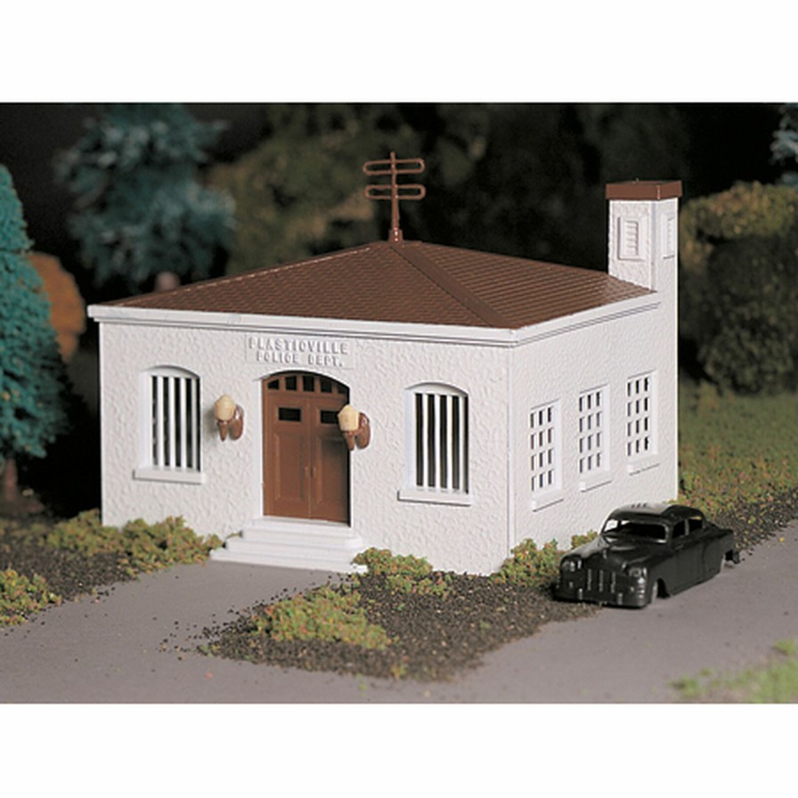 Bachmann Bachmann Industries O Snap Kit Police Station With Car