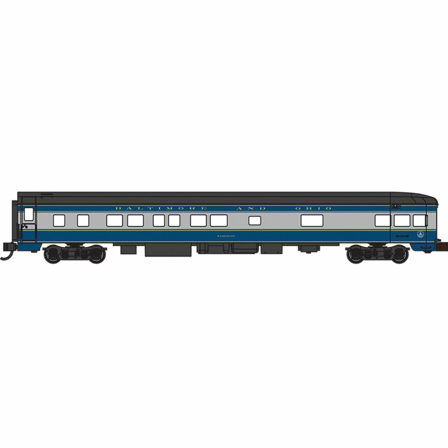 Bachmann Bachmann Industries N 85 Smooth Side Observation Car B&O