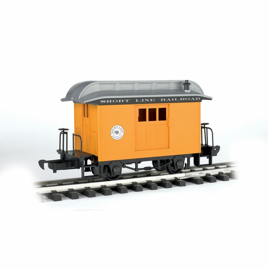 Bachmann Bachmann Industries G Li'L Big Haulers Baggage Car, Short Line/Yellow