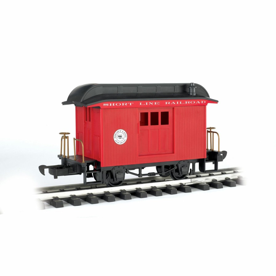 Bachmann Bachmann Industries G Li'L Big Haulers Baggage Car, Short Line/Red