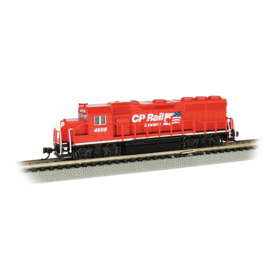 Bachmann Bachmann Industries N Gp40 Diesel Loco Cpr #4608 W Flag