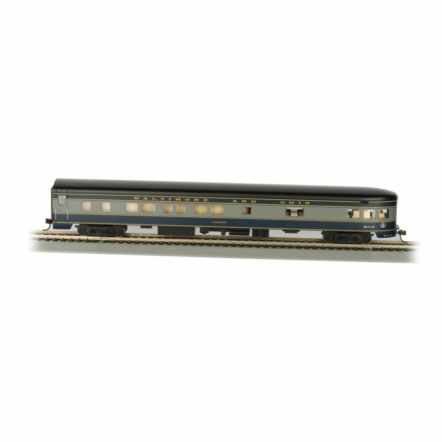 Bachmann Bachmann Industries Ho 85 Smooth Side Observation Car B&O