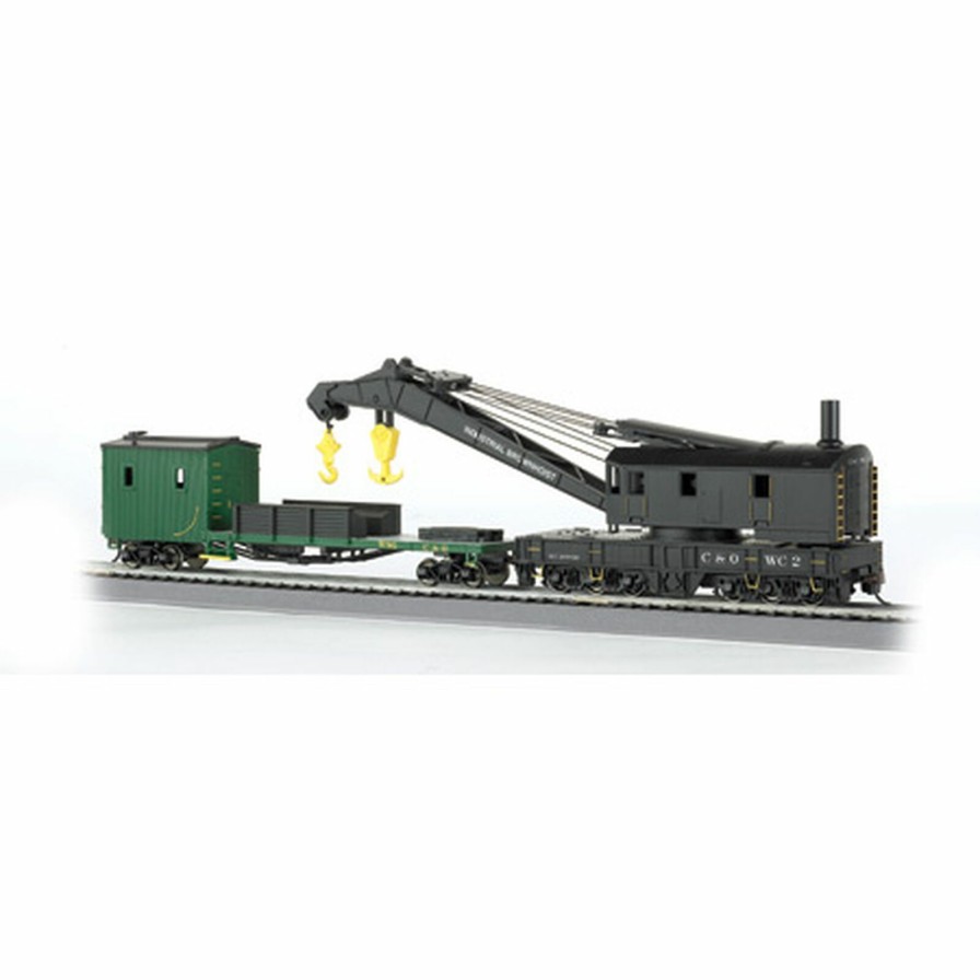 Bachmann Bachmann Industries Ho 250-Ton Steam Crane With Boom Tender, C&O