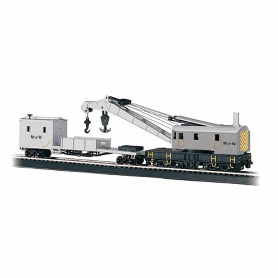 Bachmann Bachmann Industries Ho 250-Ton Steam Crane With Boom Tender, Mow