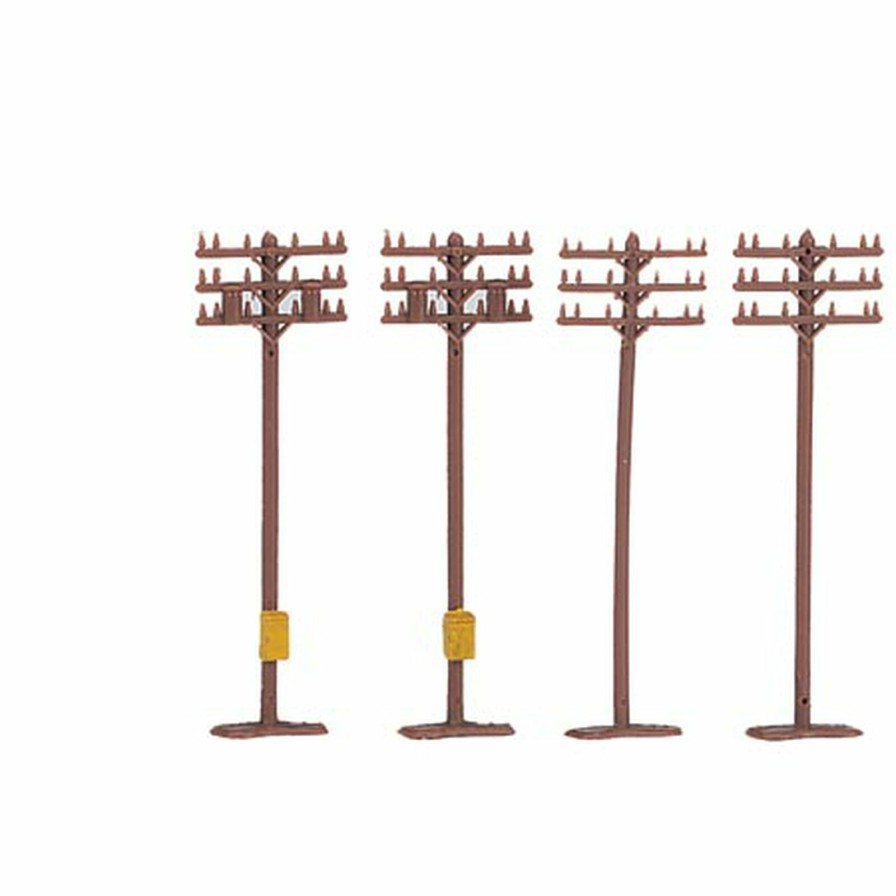 Bachmann Bachmann Industries N Telephone Poles (12)