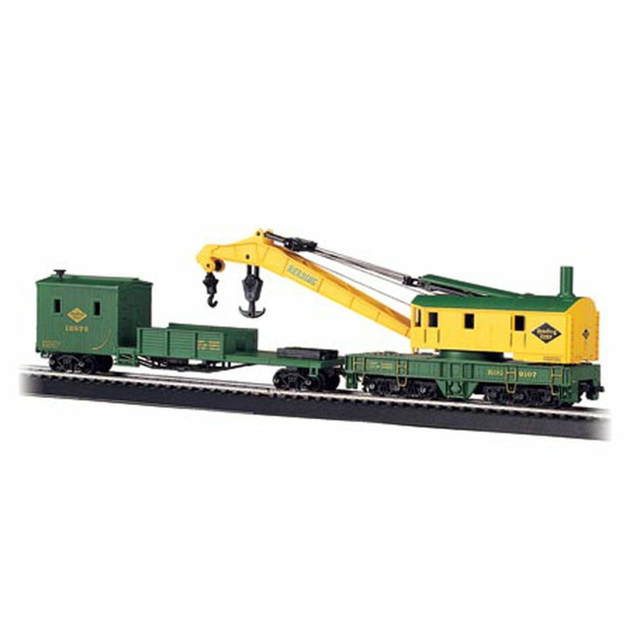 Bachmann Bachmann Industries Ho 250-Ton Steam Crane With Boom Tender, Rdg