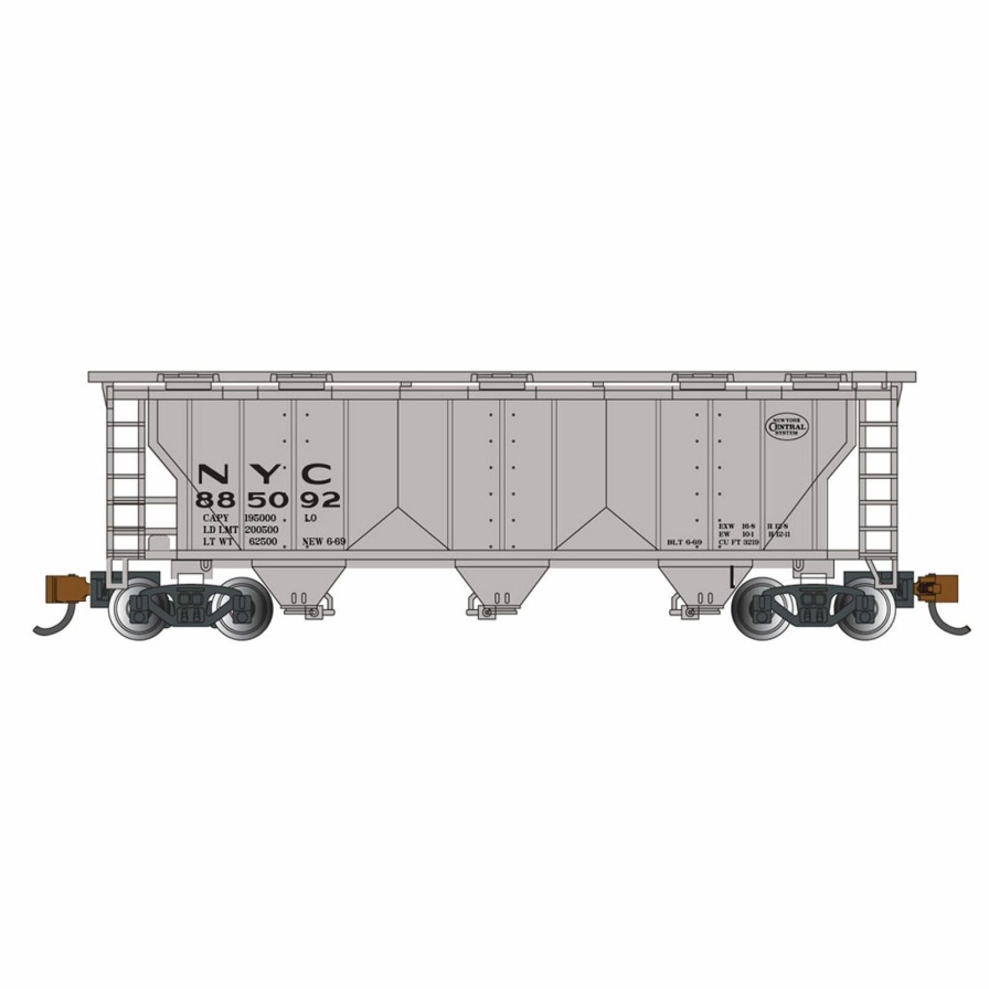 Bachmann Bachmann Industries N Ps-2 3-Bay Covered Hopper Nyc